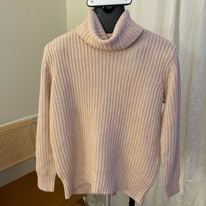 Pink Turtleneck Sweater